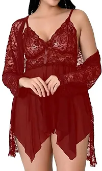 Sanjeev Enterprises Self Design Babydoll-thumb2