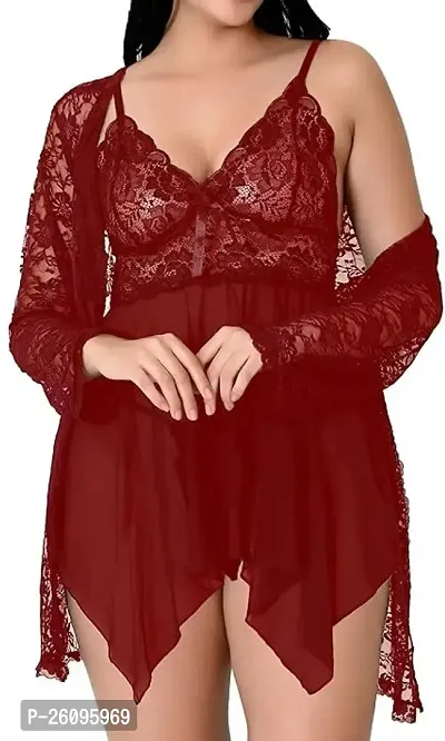 Sanjeev Enterprises Self Design Babydoll-thumb3