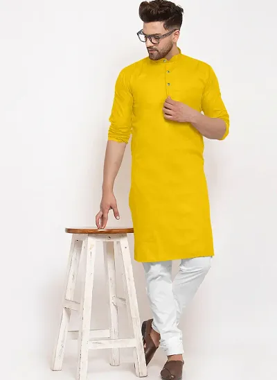 Reliable Solid Kurta For Men