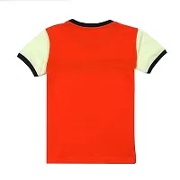 Stylish Multicoloured Cotton Printed Tshirt For Boys-thumb1