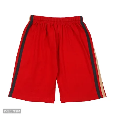 Stylish Black Cotton Printed Shorts For Boys-thumb2