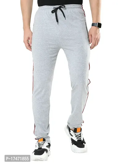 SURYA MAX  Men's Cotton Track Pants | Zipper Track Pants