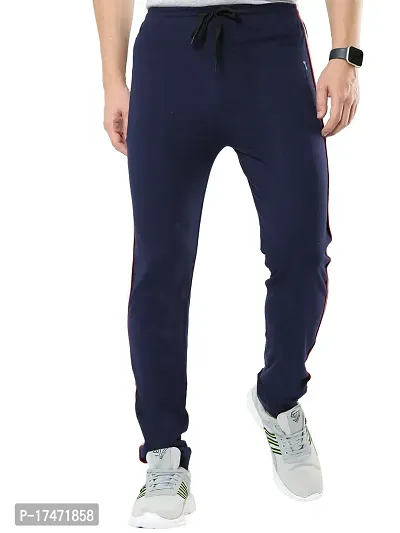 SURYA MAX  Men's Cotton Track Pants | Zipper Track Pants