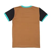 Stylish Multicoloured Cotton Printed Tshirt For Boys-thumb1