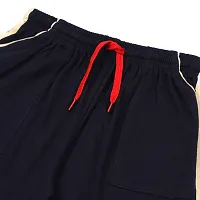 Stylish Black Cotton Printed Shorts For Boys-thumb2