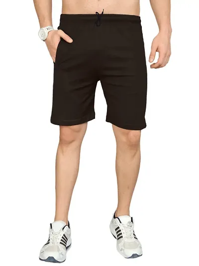 CARBON BASICS Men Casual Shorts for Daily Wear without Pocket