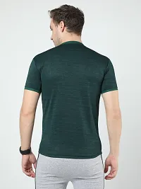 SURYA MAX Men's Polyester Round Neck Half Sleeve Dry Fit Sports Gym Tshirt-thumb2