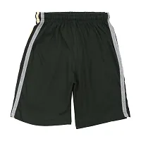 Stylish Green Cotton Printed Shorts For Boys-thumb1