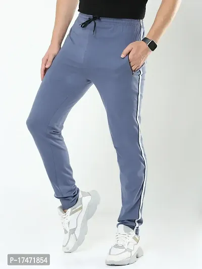 SURYA MAX  Men's Cotton Track Pants | Zipper Track Pants-thumb4