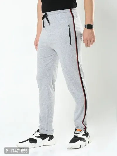 SURYA MAX  Men's Cotton Track Pants | Zipper Track Pants-thumb3