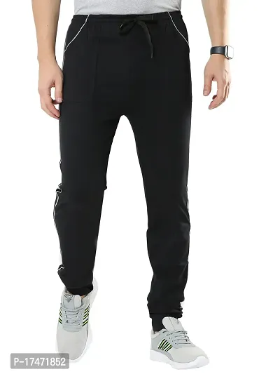 SURYA MAX  Men's Cotton Track Pants | Zipper Track Pants