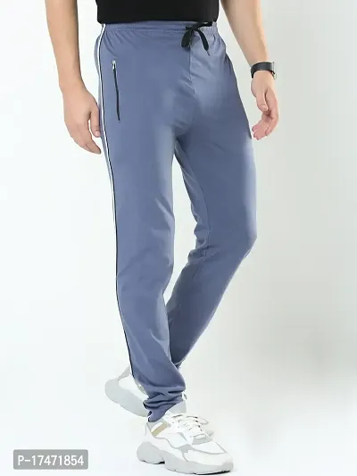 SURYA MAX  Men's Cotton Track Pants | Zipper Track Pants-thumb3