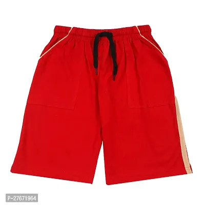 Stylish Black Cotton Printed Shorts For Boys