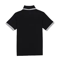 Stylish Black Cotton Printed Tshirt For Boys-thumb1