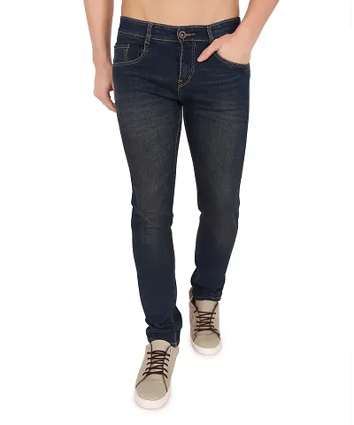 Best Selling Polycotton High-Rise Jeans For Men