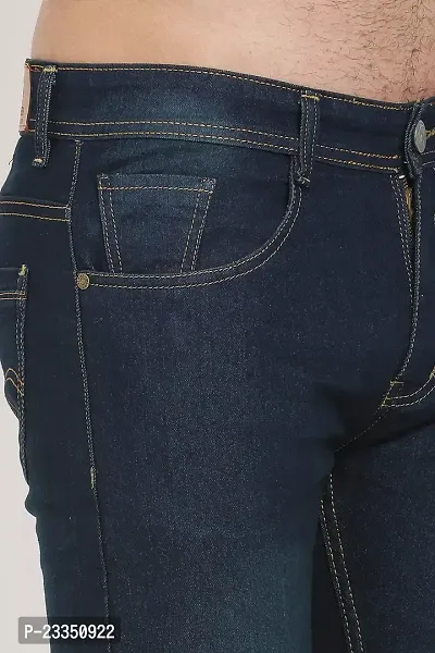 JINJLR Men's Regular Fit Jeans Blue-thumb5