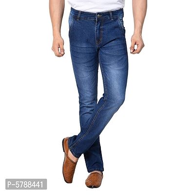 Men's Regular Fit Denim Jeans-thumb0