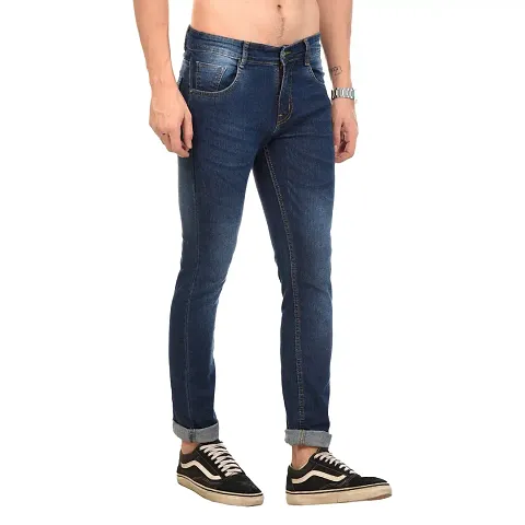 Mens Trendy Regular Fit Denim Jeans