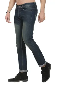 JINJLR Men's Regular Fit Denim Jeans - Dusty Grey-thumb1