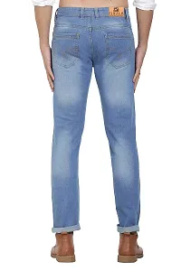 JINJLR Men's Regular Fit Denim Jeans Light Blue-thumb3