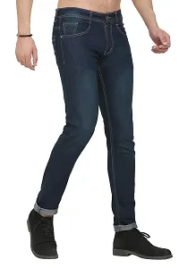JINJLR Men's Regular Fit Jeans Blue-thumb2