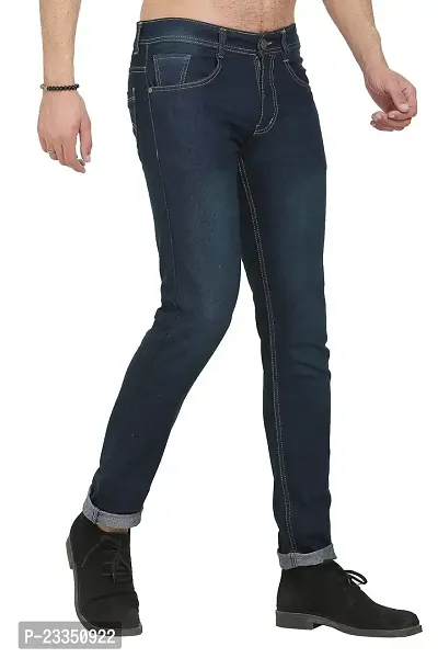 JINJLR Men's Regular Fit Jeans Blue-thumb3