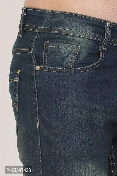 JINJLR Men's Regular Fit Denim Jeans - Dusty Grey-thumb5