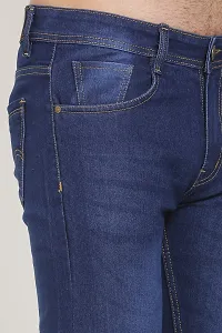 JINJLR Men's Regular Fit Denim Jeans - Carbon Blue-thumb4