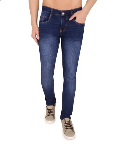 Best Selling Polycotton High-Rise Jeans For Men