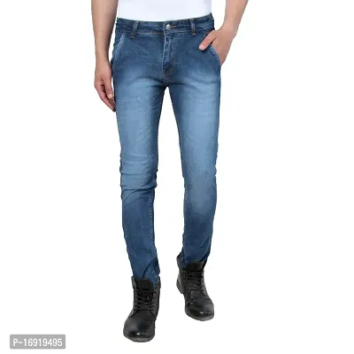 Fancy Polycotton Jeans For Men-thumb0