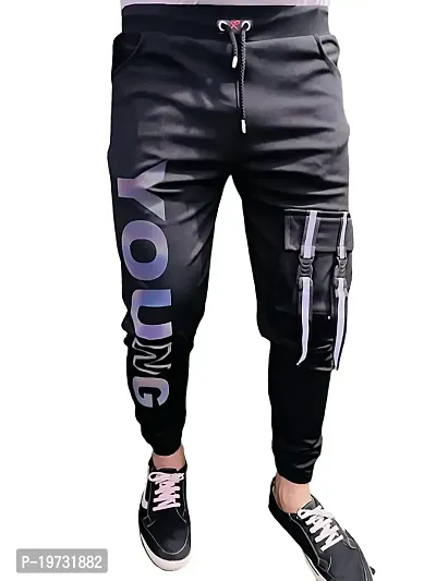 Wild Magic Men's Regular Fit Track Pants - Comfortable Athletic Joggers for Active Lifestyle-thumb0