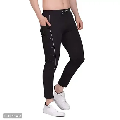 Wild Magic Men's Regular Fit Track Pants - Comfortable Athletic Joggers for Active Lifestyle-thumb2