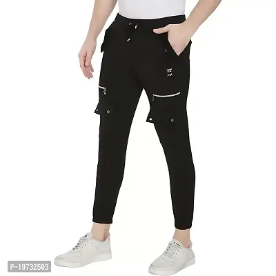 Wild Magic Men's Regular Fit Track Pants - Comfortable Athletic Joggers for Active Lifestyle-thumb2