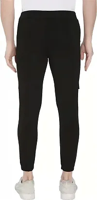 Wild Magic Track Pants for Men's Regular Fit and Sportwears (M) Black-thumb2