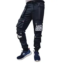 Wild Magic Track Pant for Men - Regular Fit Track Pants with Unique Design (32) Black-thumb1