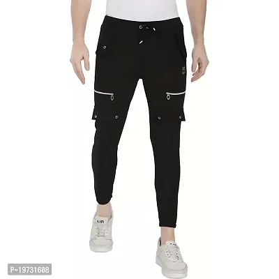 Wild Magic Men's Comfortable Regular Fit Track Pants for Workout and Casual Wear-thumb0