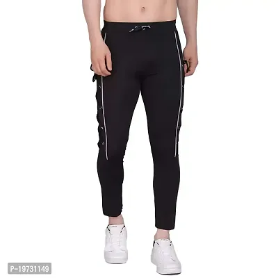 Wild Magic Men's Regular Fit Lycra Blend Joggers Track Pant