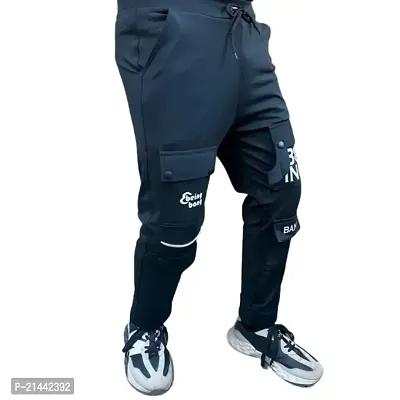 EL Jogers  Men's Cargo Trousers Trendy  Fashion Streetwear Clothing-thumb0