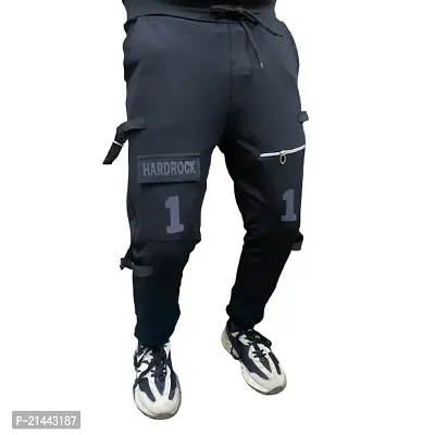 EL Jogers Men's Cargo Pants Outfit Contemporary Premium Quality Black