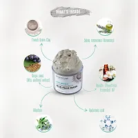 Skin Purifying Face Care Kit | French Green Clay Face wash-150g + Green Clay Mud Mask-100g | Deep Cleansing, Detoxifying  Skin Glowing | All Skin Types | Cruelty Free  Vegan-thumb1