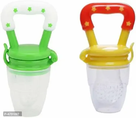 Silicone Baby Fresh Fruit Food Feeder/Pacifier Feeder Nibbler/Fruit Dummy Pack Of 2