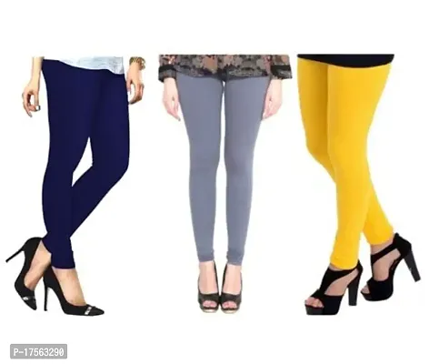 Buy online Blue Solid Full Length Leggings from Capris & Leggings for Women  by Aurelia for ₹260 at 57% off | 2024 Limeroad.com