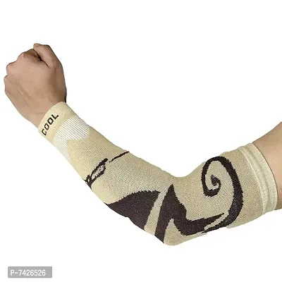 Cultural collection arm sleeve gloves Skin with tattoo, Unisex, 2 Pair