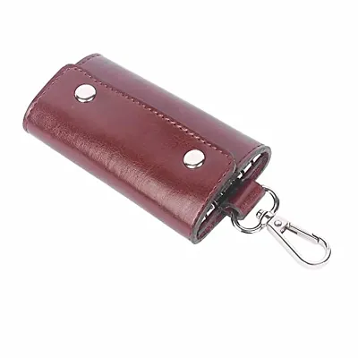 INSTABUYZ Leather Pouch Keychain Brown KeyPouch/Wallet Key Chain/Brown Wallet Key Chain/Brown Key Pouch/Leather Wallet Keychain/Hanging Keys