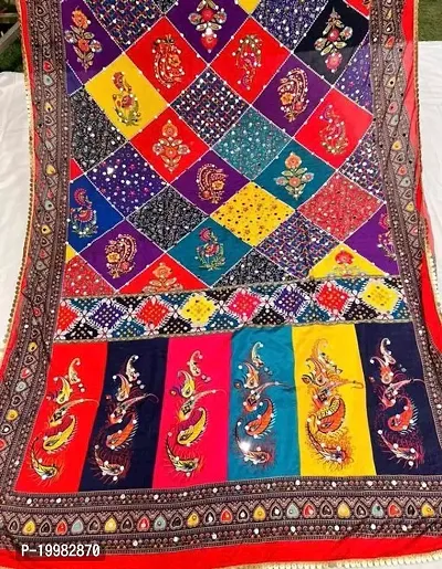 Women chinon Pakistani Printed Dupatta