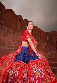 Stylish Art Silk Lehenga Choli  with Dupatta for Women-thumb1