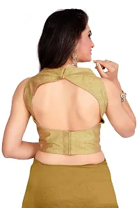 Honest Retail Women's Collar Blouse Gold-thumb1