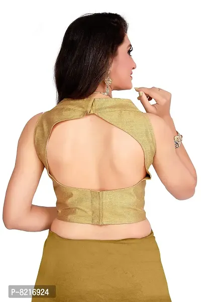 Honest Retail Women's Collar Blouse Gold-thumb2