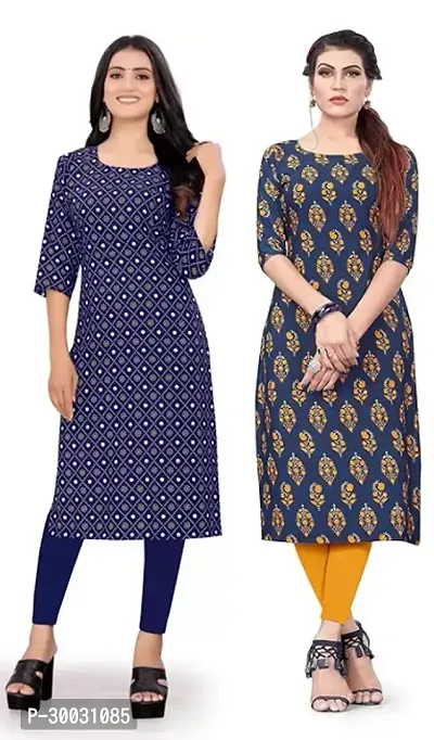 Fancy Crepe Kurtas For Women Pack Of 2