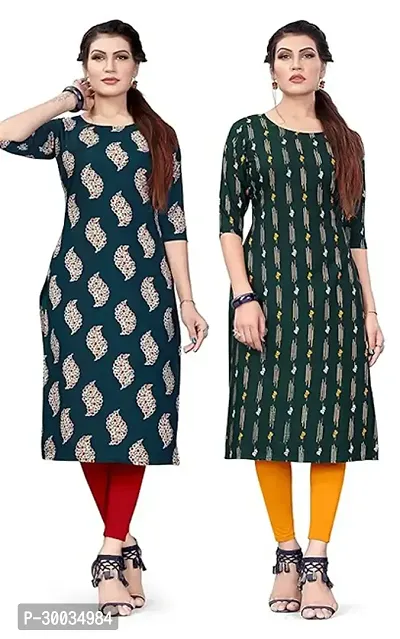 Fancy Crepe Kurtas For Women Pack Of 2